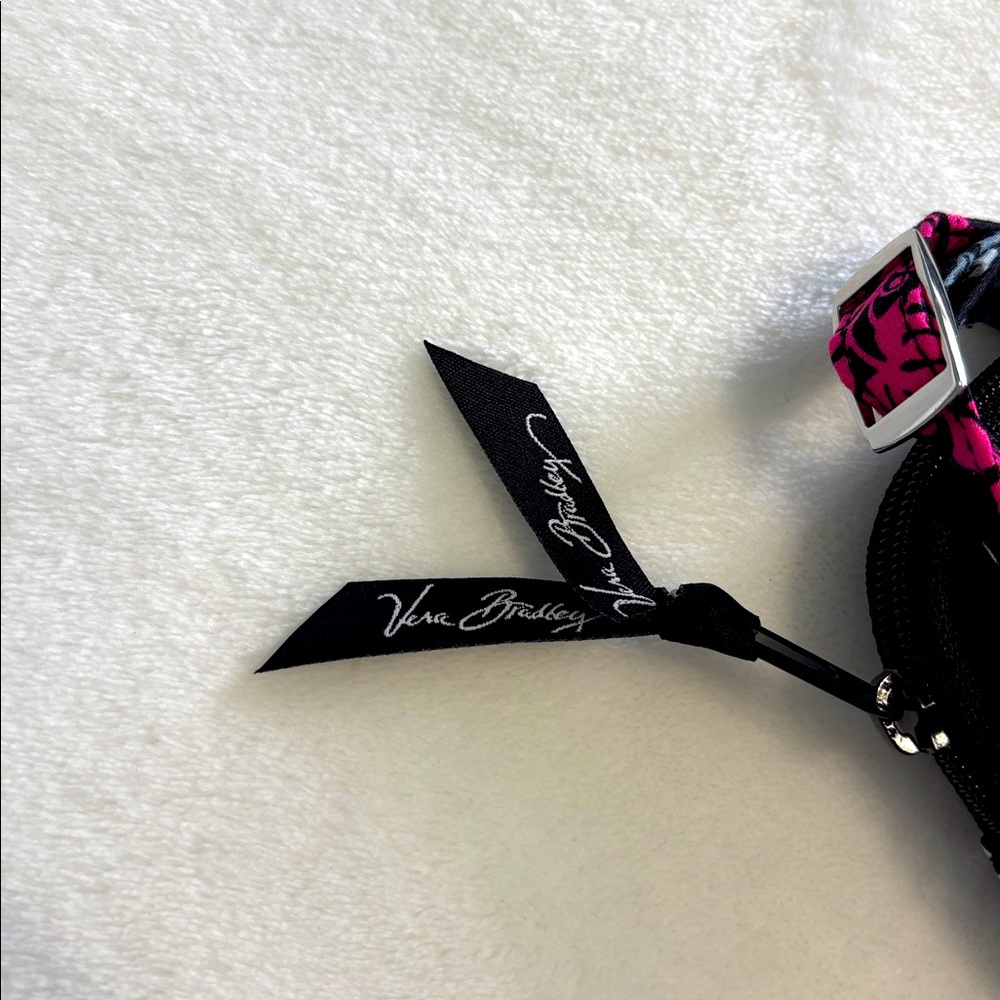 Vera Bradley Purse NWT - Womens Crossbody Bag Northern Lights Black Pink Gray - Picture 8 of 8